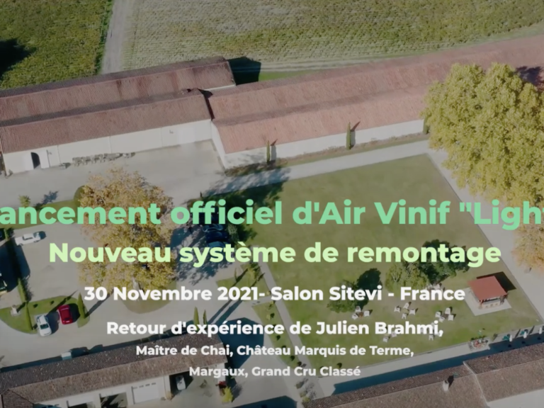 Nouvel Équipement de Remontage: Air Vinif version « Light »